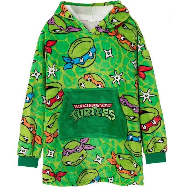 (6-8 Years) Teenage Mutant Ninja Turtles Blanket Hoodie (Boys Green)
