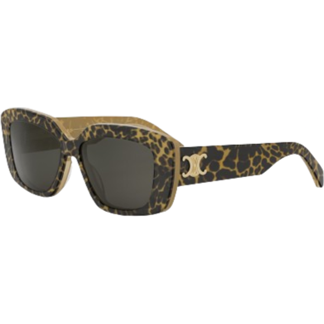 Celine Unisex Sunglass Triomphe CL40216U -  Frame color: Tortoise, Lens color: Grey