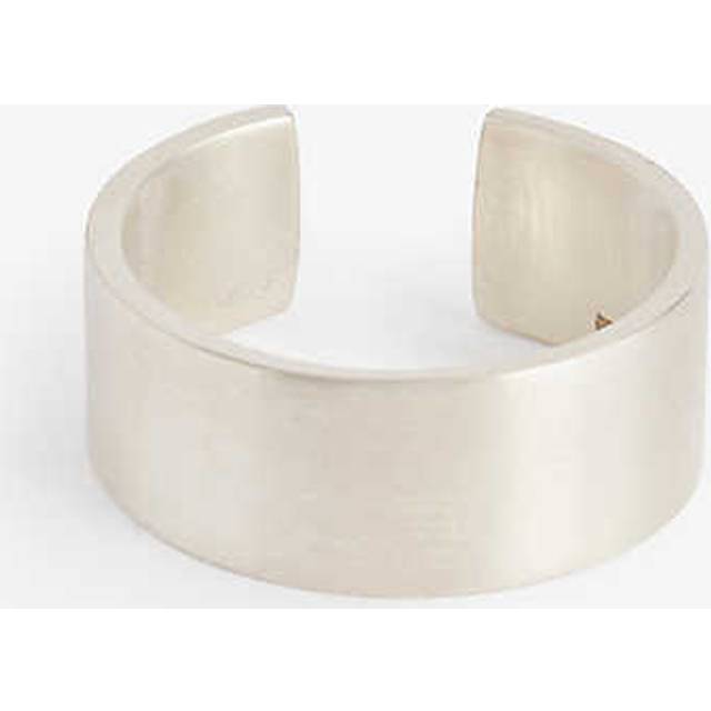Serge Denimes Mens Silver Surface Sterling-silver Ring 1cm - SILVER