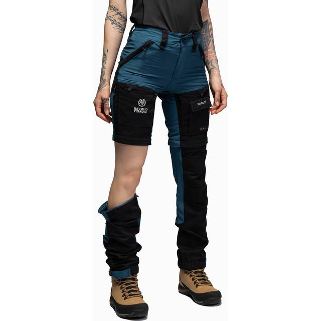 Beyond Nordic Bn002 Outdoor Zip-off Pants Women Kläder Blue - XXXXL