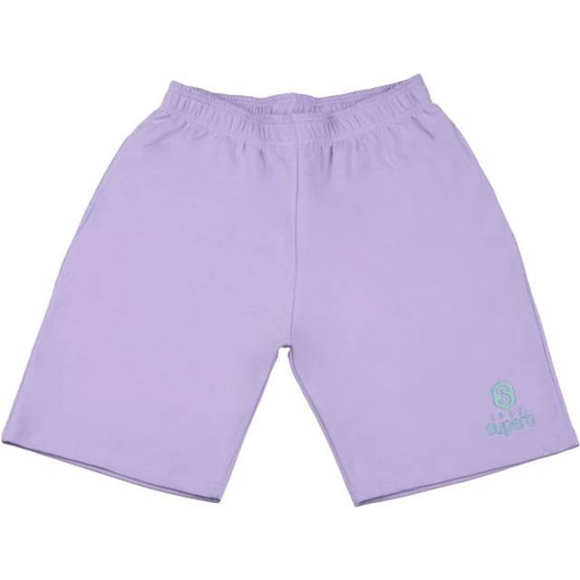 Superb Be Happy RSC-S2108 WoMens plain sports shorts - Lilac Cotton - Size Large