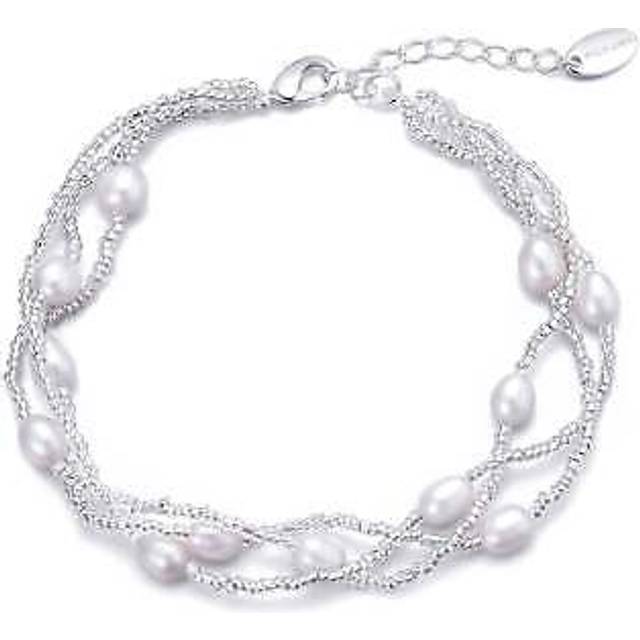 Multi strand freshwater pearl bracelet