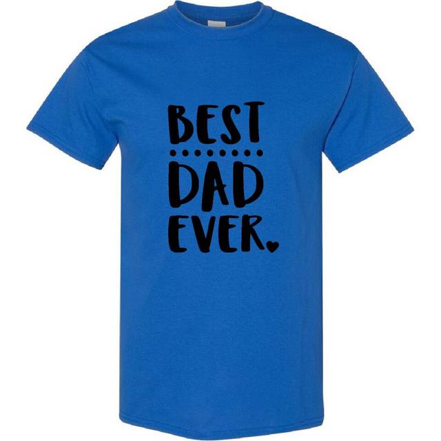 (Royal, S) World Best Dad Daddy Father Ever Fathers Day Gifts Men T Shirt Tee Top