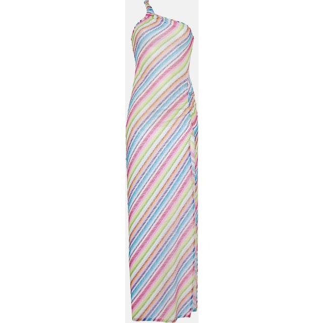 Missoni Zigzag one-shoulder beach dress - multicoloured (UK 16)