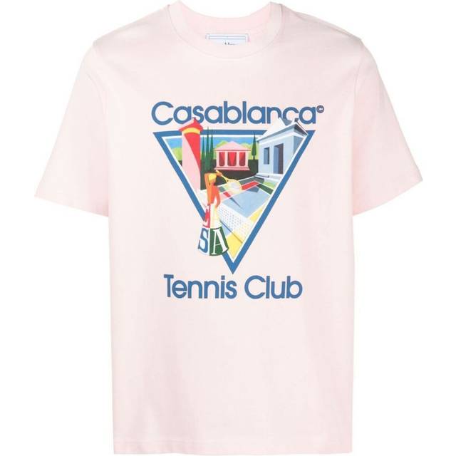 Le Joueuse Tennis Club Design Pink T-Shirt