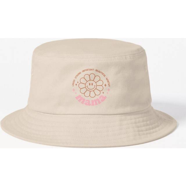 Bucket Hat  Loved Strong Important Beautiful Worthy Mama (Mother's Day) Adult in 10 Stylish Colors