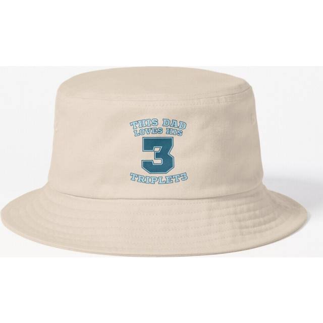 Bucket Hat This Dad Loves His Triplets Adult in 10 Stylish Colors