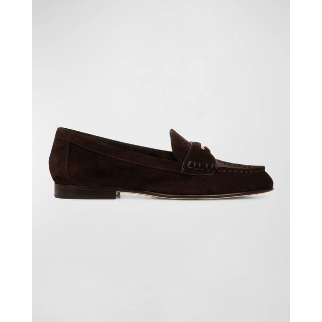 Veronica Beard Penny Suede Loafer Espresso - 7.5