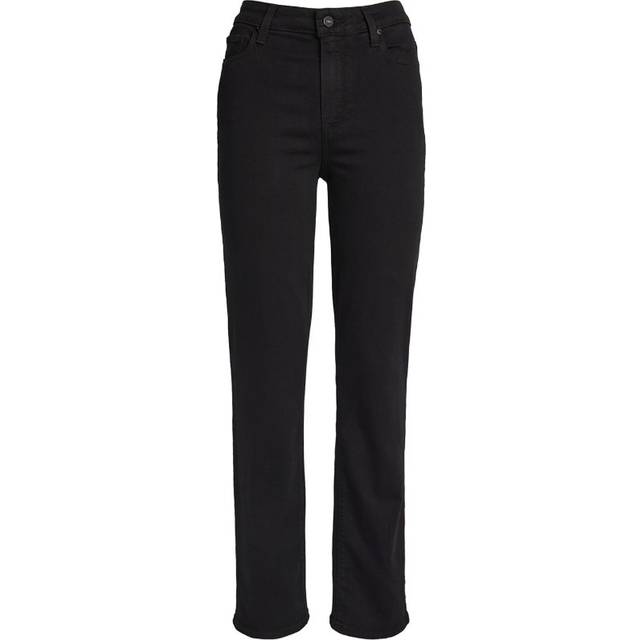 Paige Cindy High-Rise Straight Jeans - Black - 23