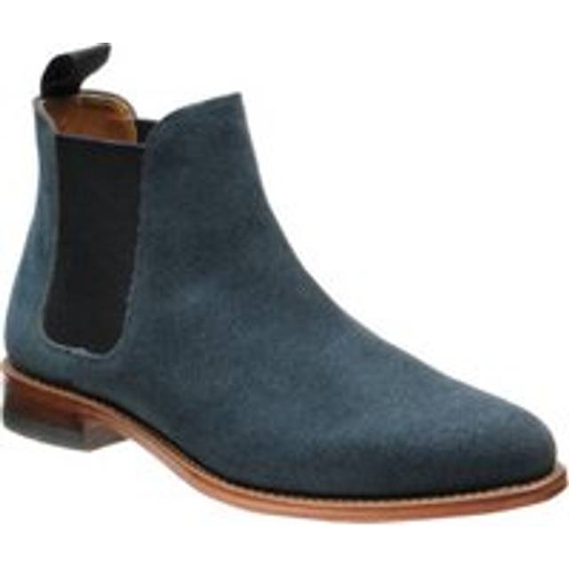 Herring Sittaford Chelsea boots in Ocean Suede - 9