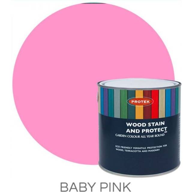 Protek Wood Stain & Protector - Baby Pink 5 Litre