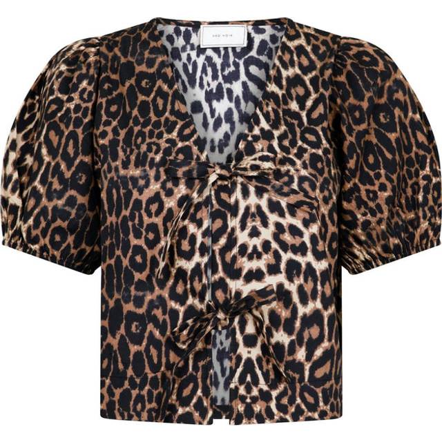 Neo Noir Bianca Leo Blouse - Leopard