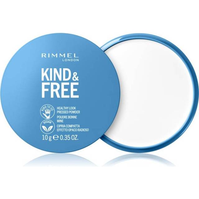 Rimmel Kind & Free Pressed Powder Mattifierande pulver Skugga 01 Translucent 10 g