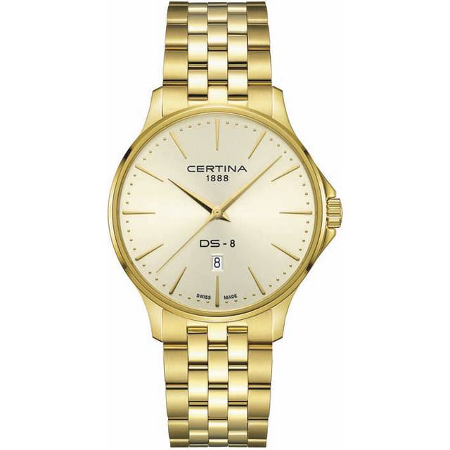 Certina Herrenuhr DS-8 Gent C0454103336100 - gold