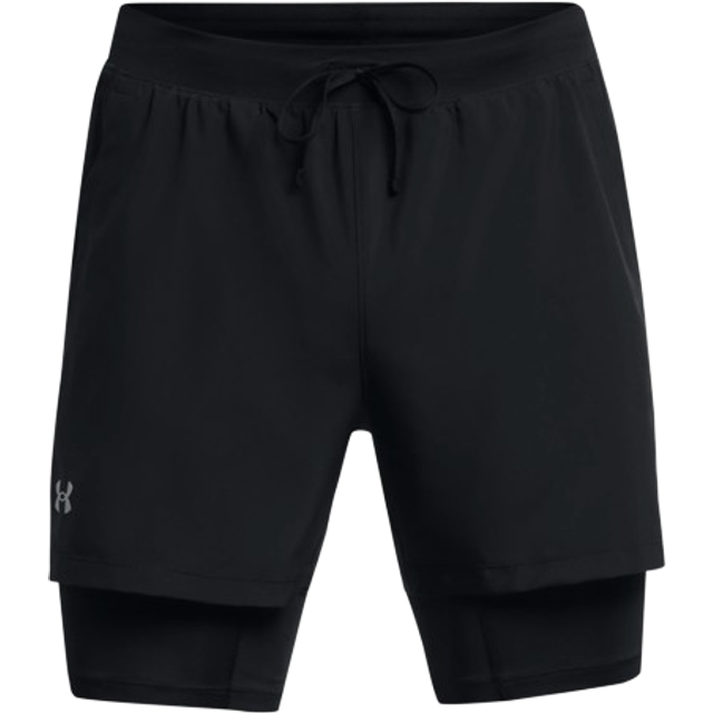 Under Armour Launch 5 Inch 2-in-1 Shorts Men - black