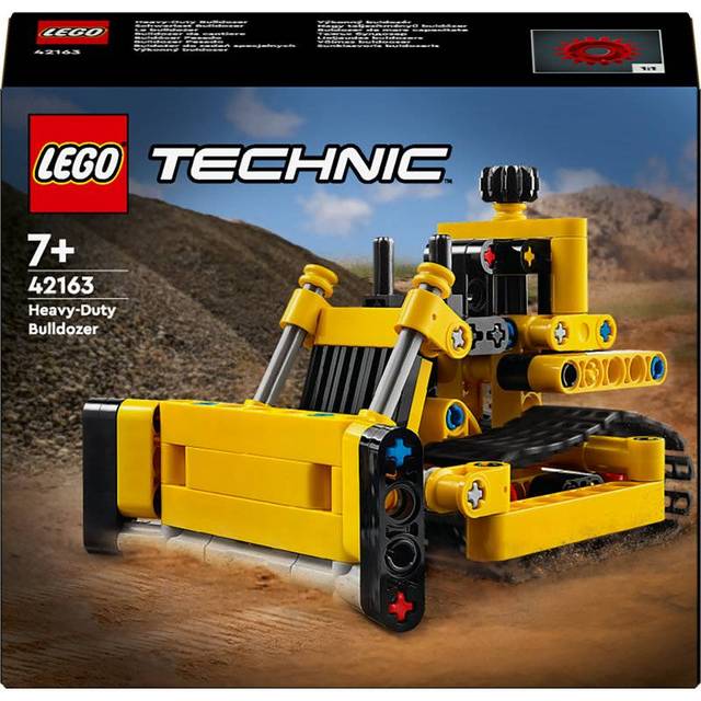 Lego Technic Heavy-Duty Bulldozer Construction Toy 42163