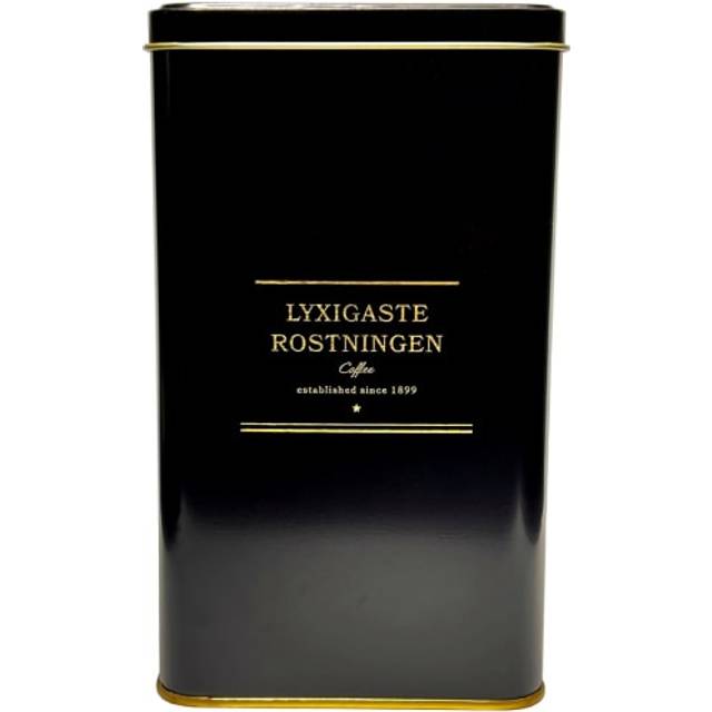 Lyxigaste Rostningen Svart Kaffe Burk