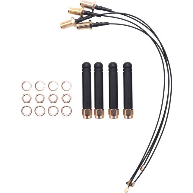 Tlily - 4Pcs for LoRa Antenna 868-915Mhz, U.Fl Ipex To Sma Connector 3Dbi Pigtail Antenna for Wifi Esp32 LoRa Module and Internet of Things