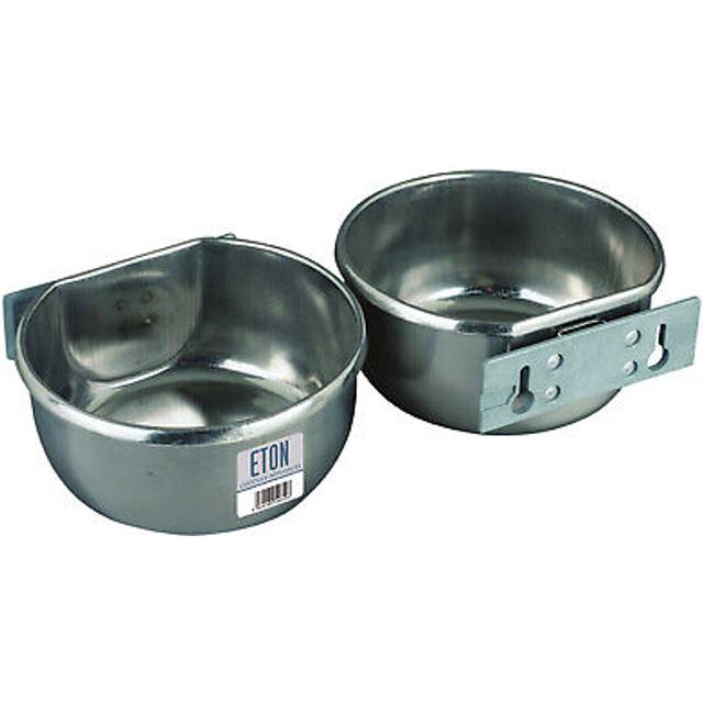Eton stainless steel d-cup with bolt-on mounting plate kit tl4428