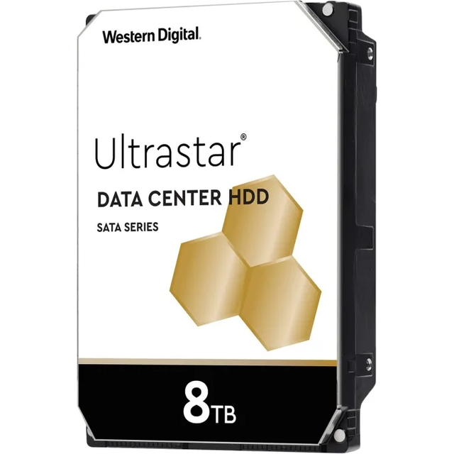 WD Ultrastar DC HC320 HUS728T8TALE6L4 - Hårddisk - 8 TB - intern - 3,5" - SATA 6Gb/s - 7200 rpm - buffert: 256 MB