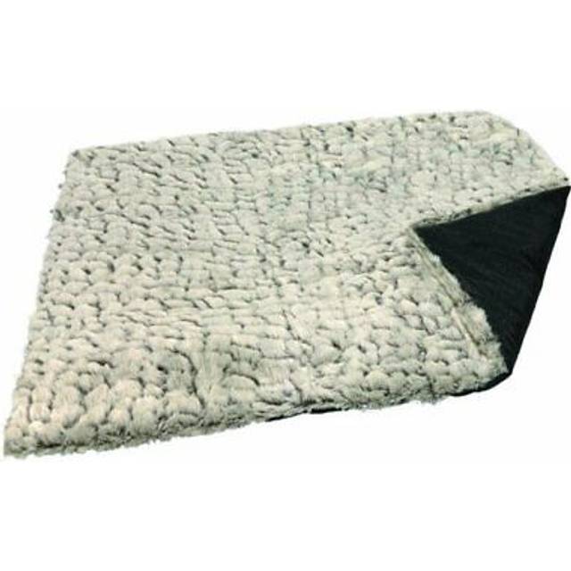 Dream Paws Self Heating Mat with soft plush cover, Grey