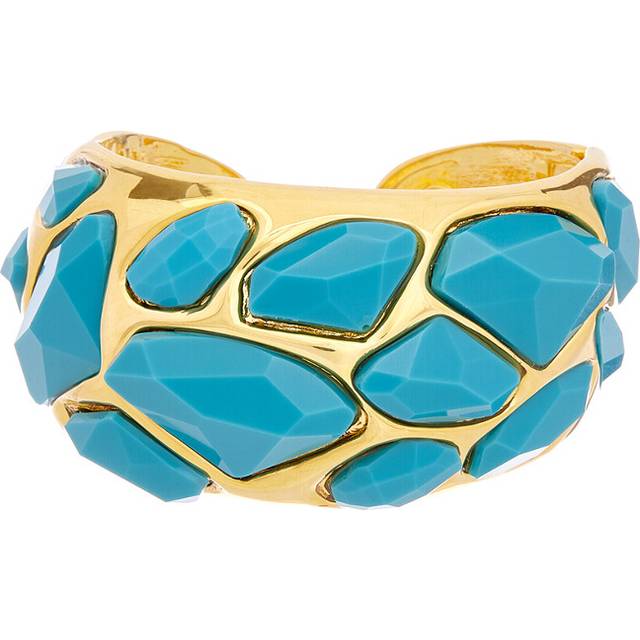 Kenneth Jay Lane 22K Plated Bangle Bracelet