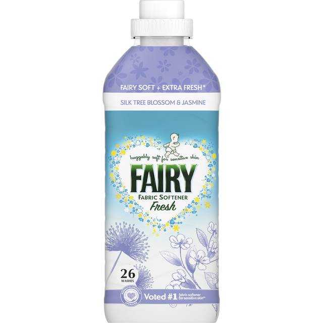 Fairy Fabric Conditioner Silk Tree Blossom & Jasmine 26 Washes, 858L