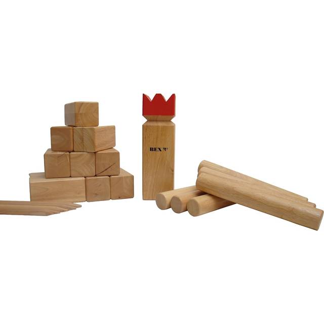 Bex Kubb PRO - Kongespil i træ i bedste kvalitet - BRUGES BL.A. VED VM - HURTIG LEVERING