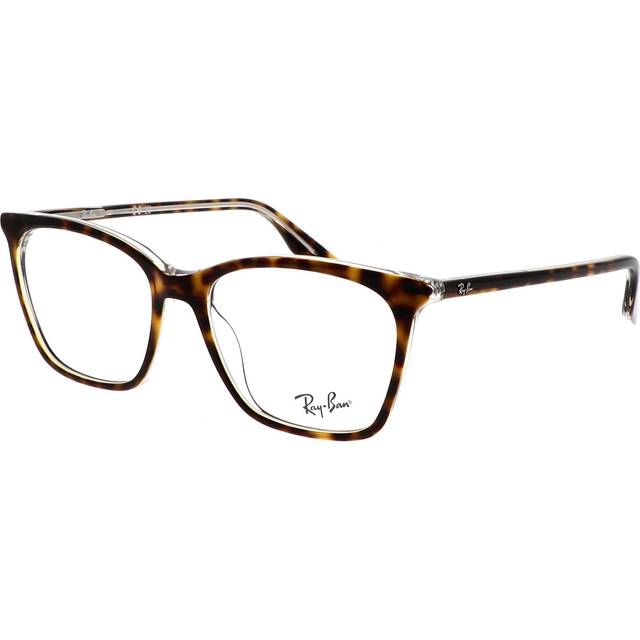 Ray - Ban Woman RX5422  5082 Optical frames Acetate Brown Transparent Cat Eye Normal