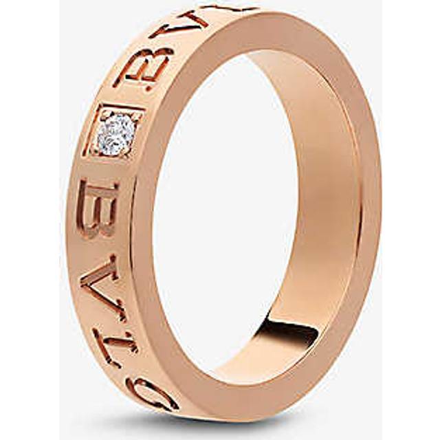 Bvlgari Rose Gold and Diamond B. zero1 Ring - 50