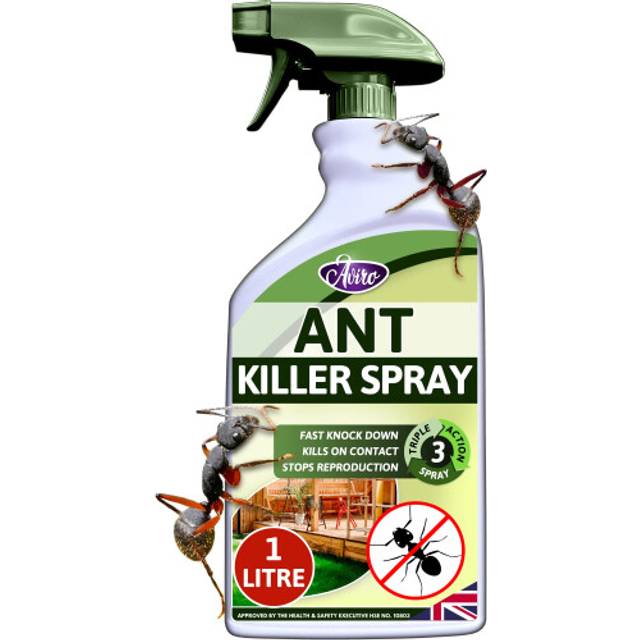 Ant Killer (1 Litre) - Fast Acting Ant Killer Spray For Indoor And Outdoor Use. Approved For Use On Ants Nests.