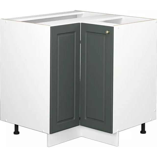 Corner floor cabinet kitchen cabinet kitchen fame-line 81 cm cottage green vicco