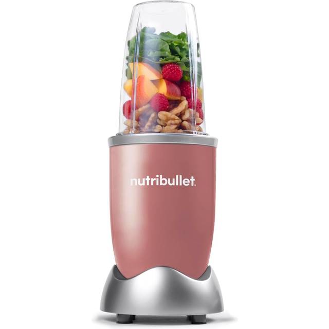 nutribullet Pro 900 watt, effekt, enkel och snabb att använda, kompakt, lätt att rengöra, med 700 ml kopp, smoothiemixer, smoothie Maker, elektrisk mixer, NB904RG