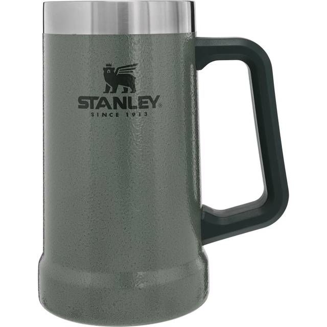 Stanley Adventure Big Grip Beer Stein 24 oz  Mug Keeps Beer Cold for Hours  Holds 2 Cans of Beer  Insulated Stainless Steel