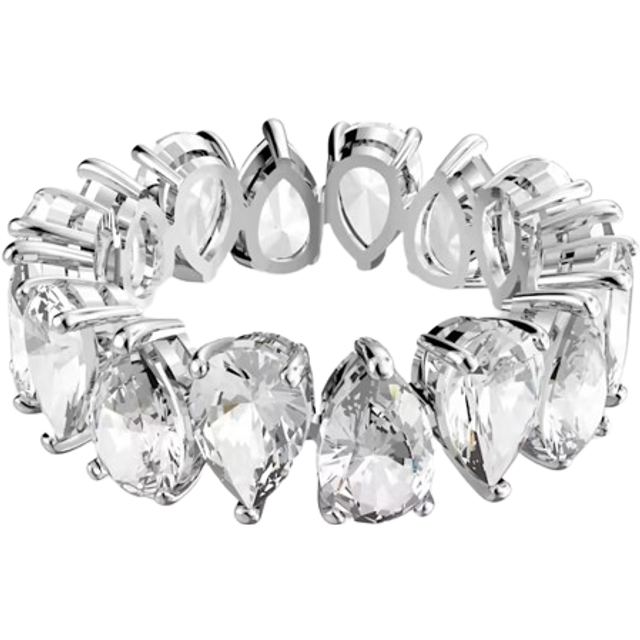 Swarovski Damenring Matrix Pear Vittore 5572826 - silber