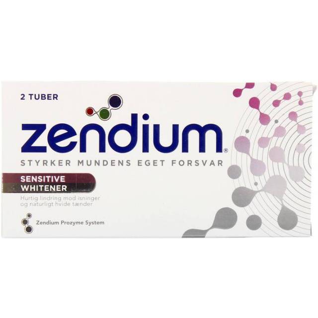 Zendium Sensitive + Whitener 2-pack Toothpaste 2 x 50 ml