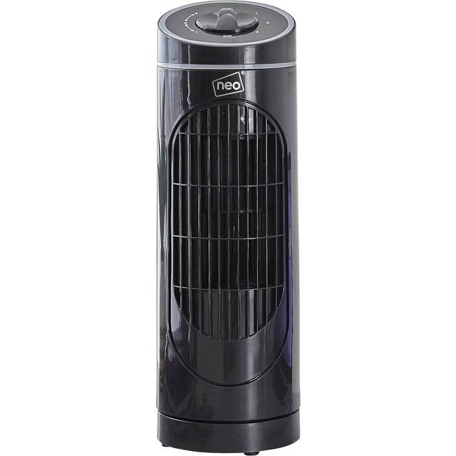 14” 6 Speed Electric Desk Tower Fan - Black - One Size