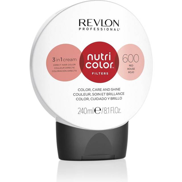 Revlon Professional Nutri Color Filters Färggrann, halvpermanent direktverkande hårfärg, 600 röd, 240 ml