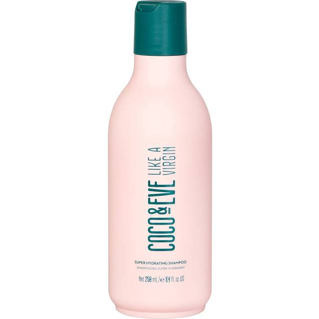 Coco & Eve Like a Virgin - Superfuktande schampo - med arganolja, kokosnöt och avokadoolja, naturlig sulfatfri hårvård, för torrt, skadat färgat hår, frissigt hår, hårreparation, 250 ml