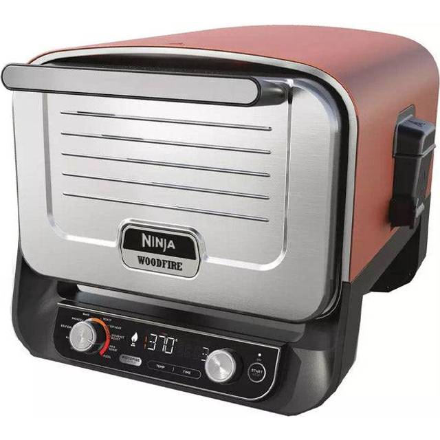 Ninja Woodfire Electric Outdoor Oven Artisan Pizza Maker and BBQ Smoker Terracota OO101UK