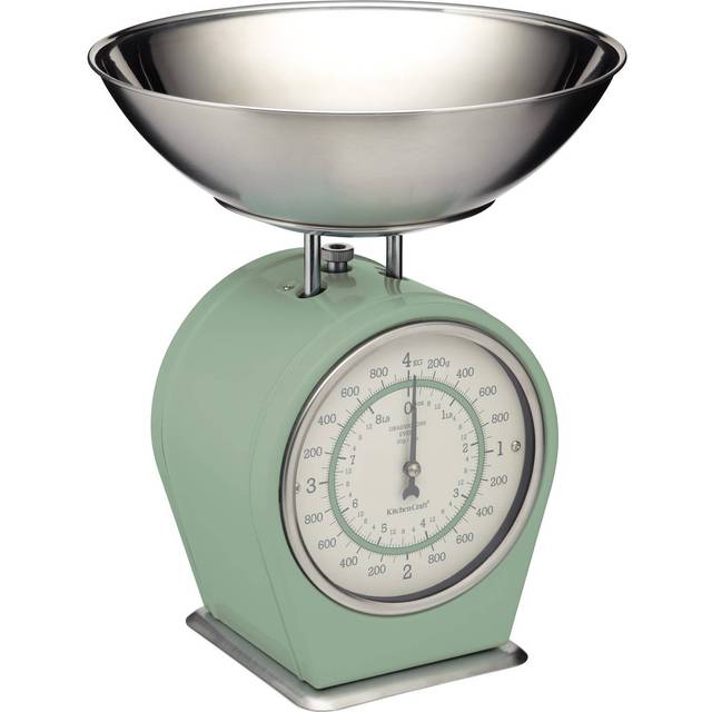 Living Nostalgia Kitchen Scale - Green (25cm W)