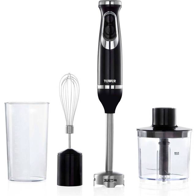 Tower Black 4 in 1 Hand Blender