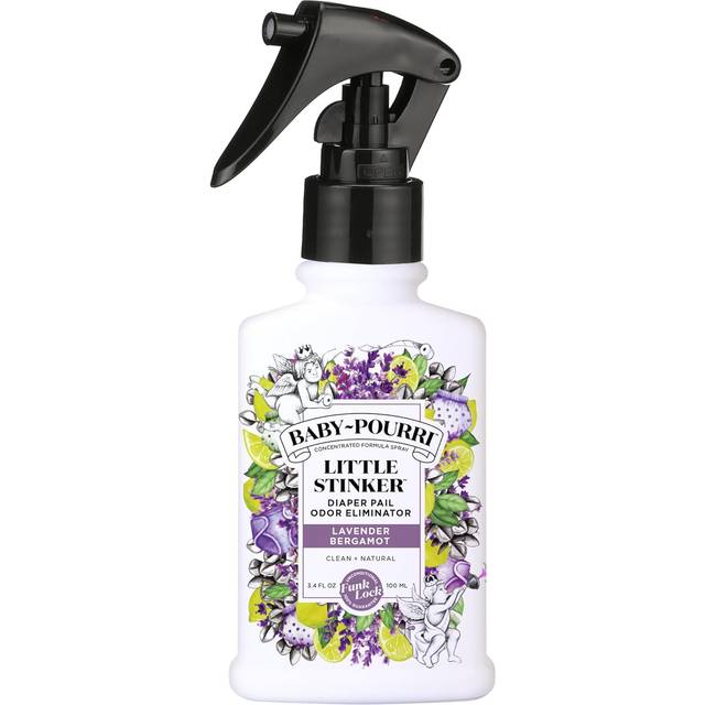 Poo-Pourri Little Stinker Baby Diaper Pail Odor Eliminator Spray Lavender Bergamot 3.4 fl oz