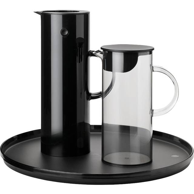 Stelton - EM77 3 delar termoskanna 1 l, kanna 1,5 l & bricka