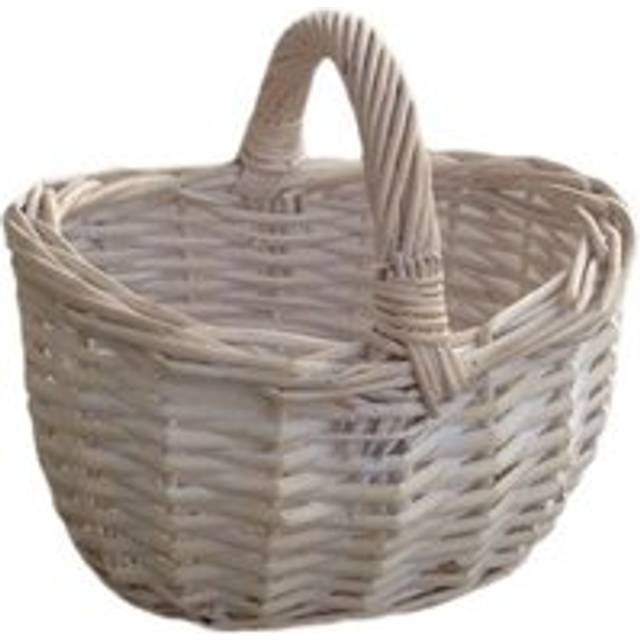 Shopping Basket Small White Shopper