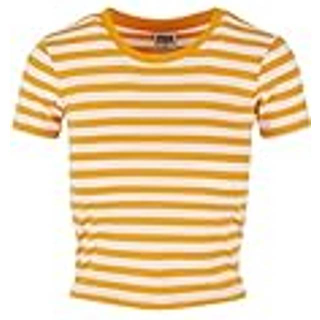 UC Ladies UC Short Striped Tee Orange / XL T-shirt