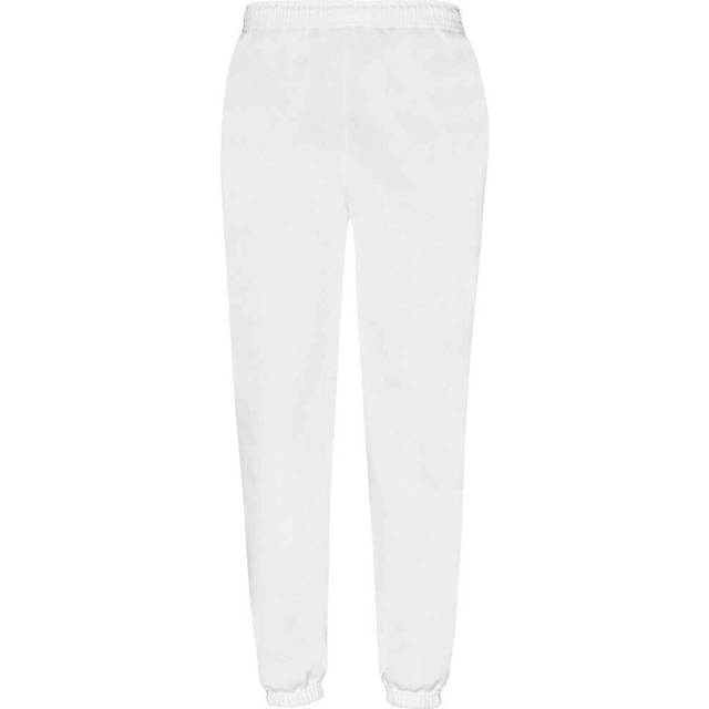 (XL, Heather Grey) Fruit of the Loom Mens Classic Elasticated Hem Jogging Bottoms