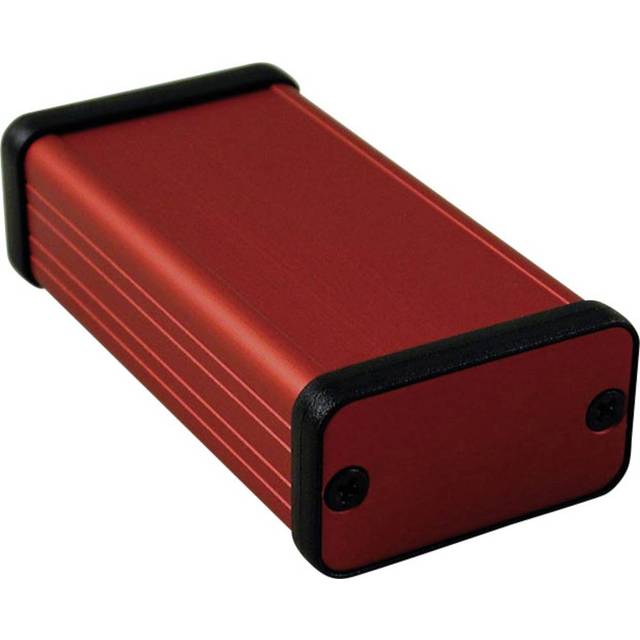 Hammond 1455D801RD Extruded Aluminium Enclosure 80 x 45 x 25mm Red