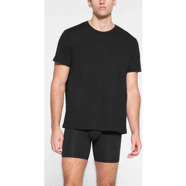 SKIMS Mens Classic T-Shirt | Black | 3XL | SKIMS Cotton - Onyx