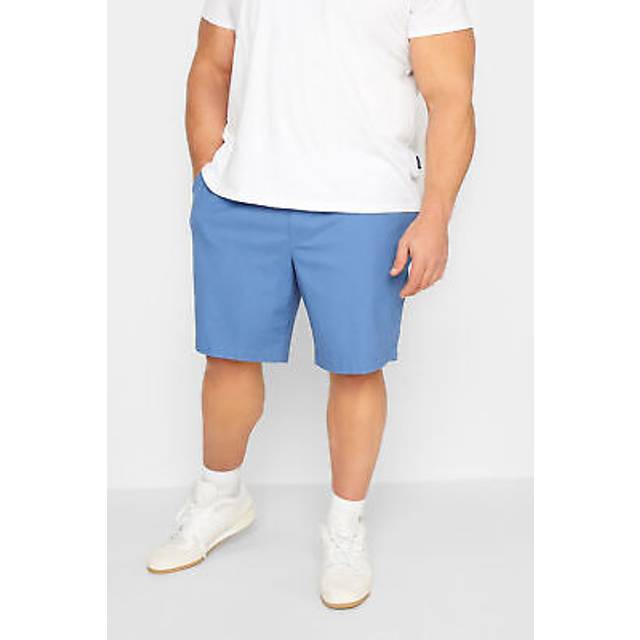 Size 46 Mens Badrhino Big & Tall Purple Stretch Chino Shorts Big & Tall